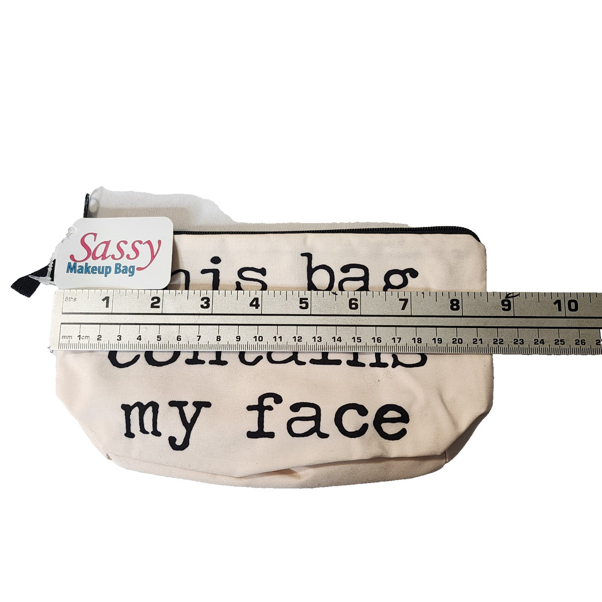 Small Zipper Makeup Bags 2-Pack - Compact Storage Organizer