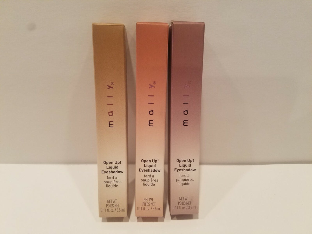 Liquid Eyeshadow Trio Copper Quartz Gold Sand Brushed Gold Makeup Set