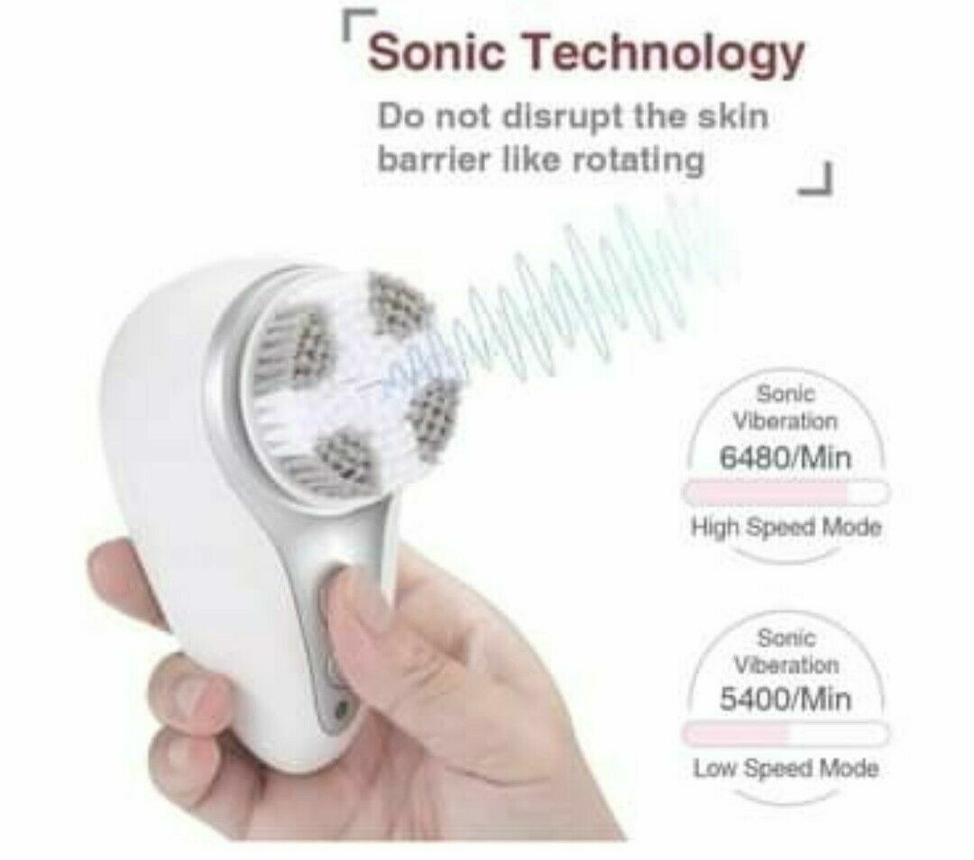Sonic Facial Cleansing Brush 3-in-1 Mini Portable Vibration Skin Care
