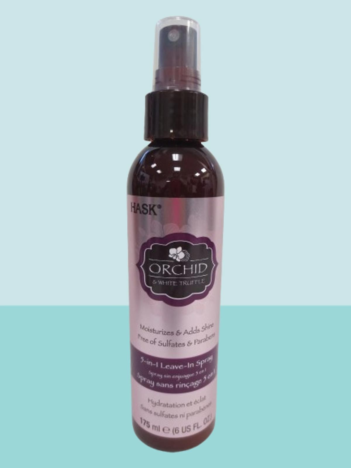 HASK Orchid & White Truffle Leave-In Spray - Moisturizing 5-in-1 Hair Spray Set, 6 oz, 2 Pack