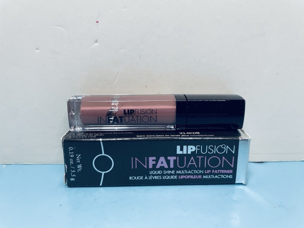 Lip Fusion Liquid Shine Lip Fattener - Multi Action Lip Plumper 0.19 oz