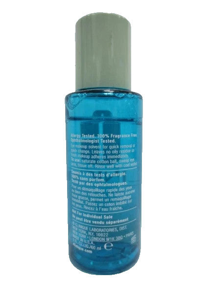Clinique Eye Makeup Remover Rinse Off 2 oz - Gentle Makeup Remover for Sensitive Eyes