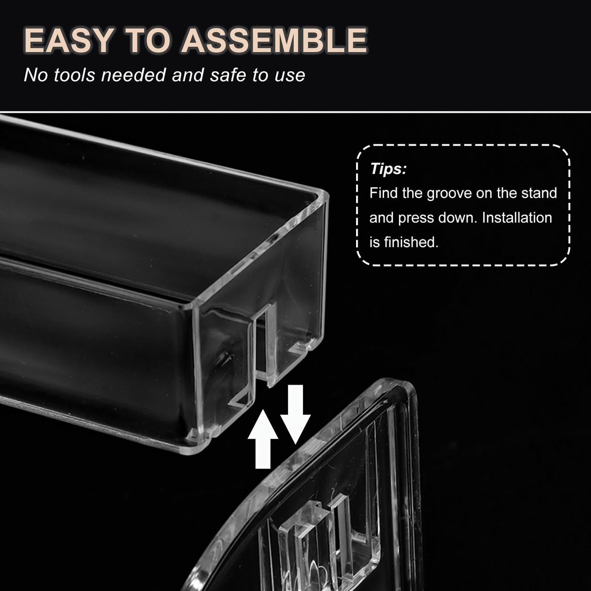 Acrylic Nail Polish & Eyeglasses Display Organizer6- Tier Storage Holder