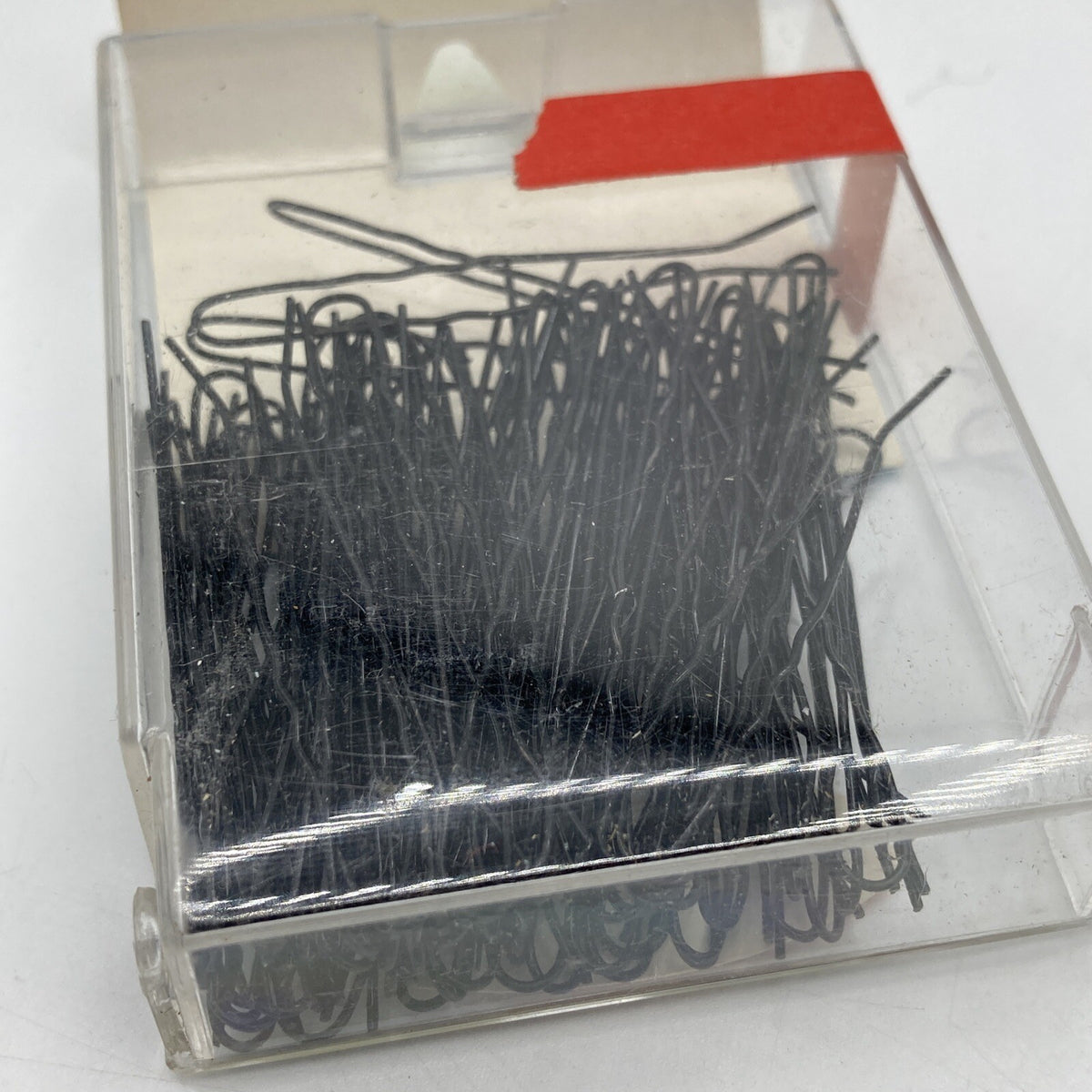 Vintage Sta-Rite Hair Pins Black Metal 400 Pcs 1 7/8" Size
