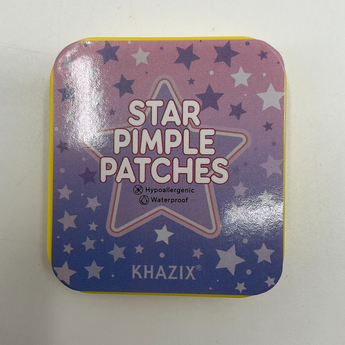 Star Hydrocolloid Acne Patches with Mirror Compact - 60 Patches, Refillable & Travel-Friendly
