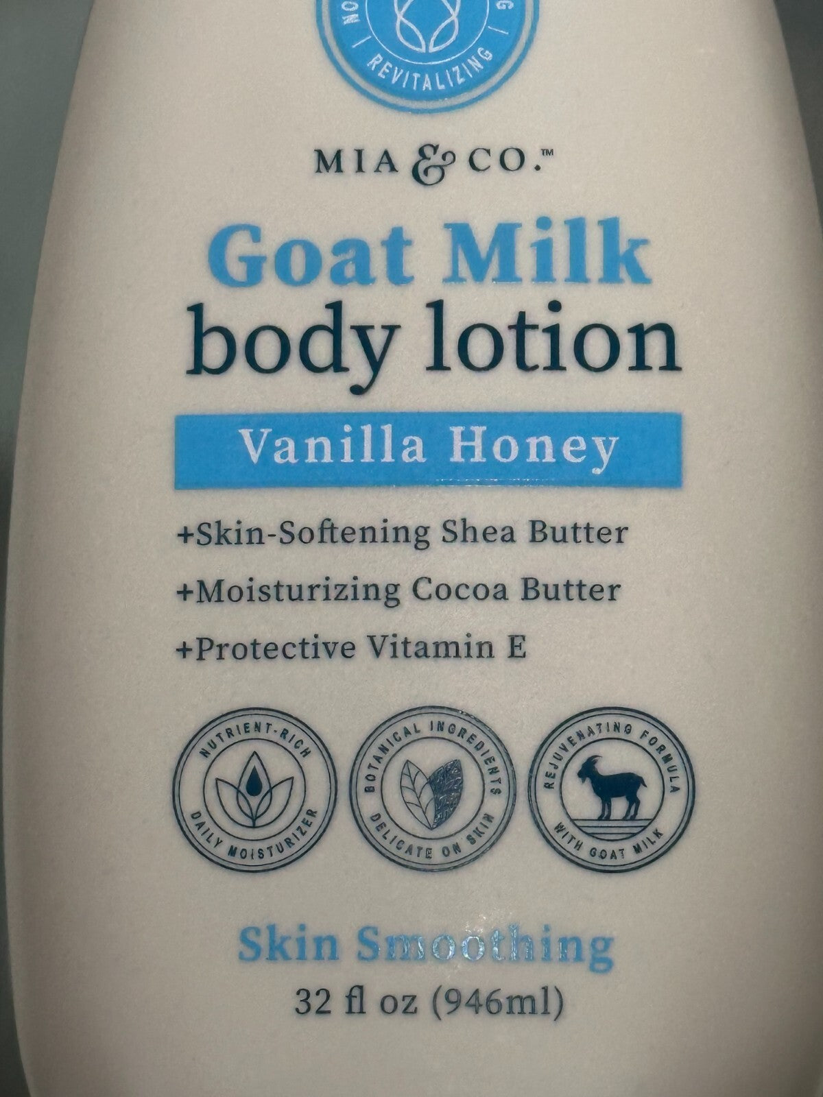 Goat Milk Body Lotion - Shea Cocoa Butter, Vanilla Honey