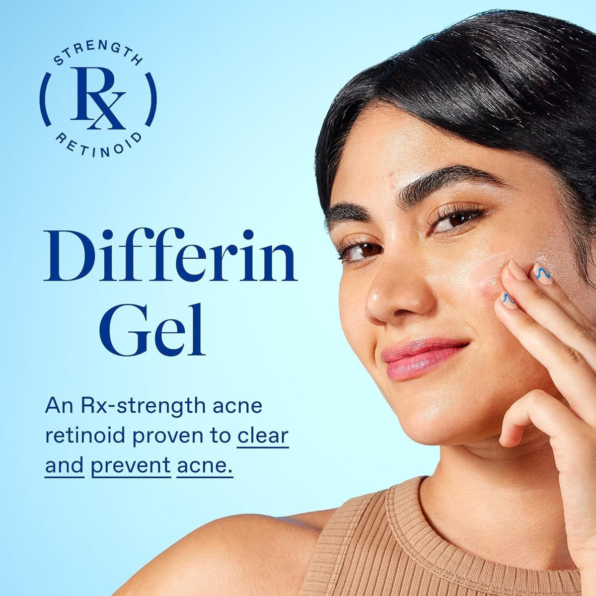 Acne Treatment Gel with 0.1% Adapalene - 180 Day Supply, Pack of 2 Tubes