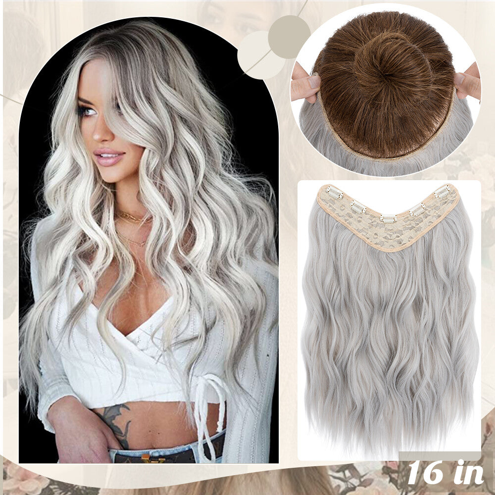 V-Shape & U-Part Clip-In Hair Extensions - Full Head Highlight, Multiple Lengths & Colors