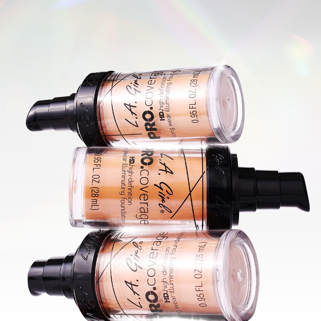 Liquid Foundation for Face - Full Coverage, Long Wear, Matte or Illuminating Finish