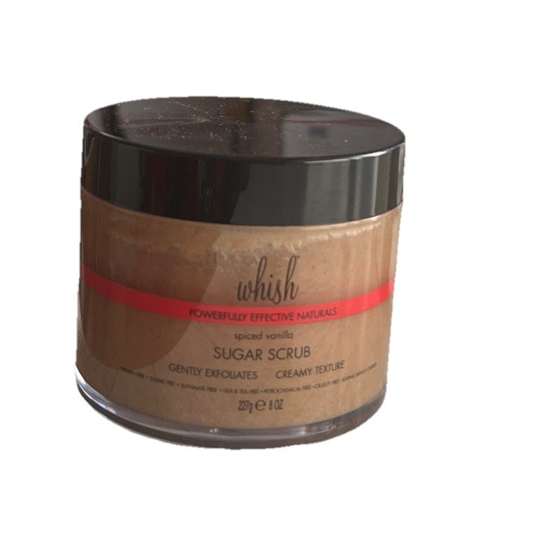 Whish Spiced Vanilla Sugar Scrub Creamy Exfoliates 8 oz SEALED MWOB