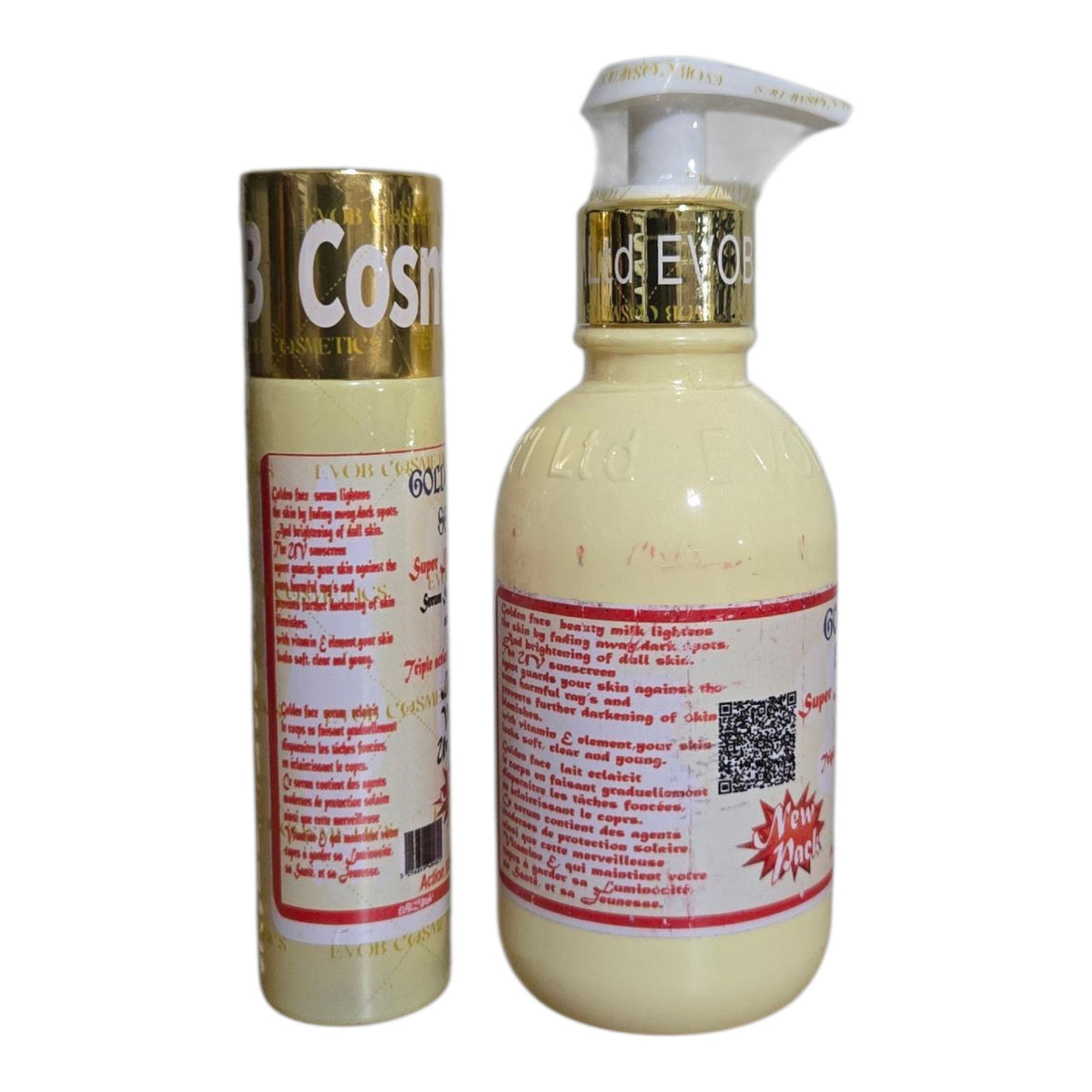 Golden Face Lightening Body Lotion Serum 250ml for Skin Brightening