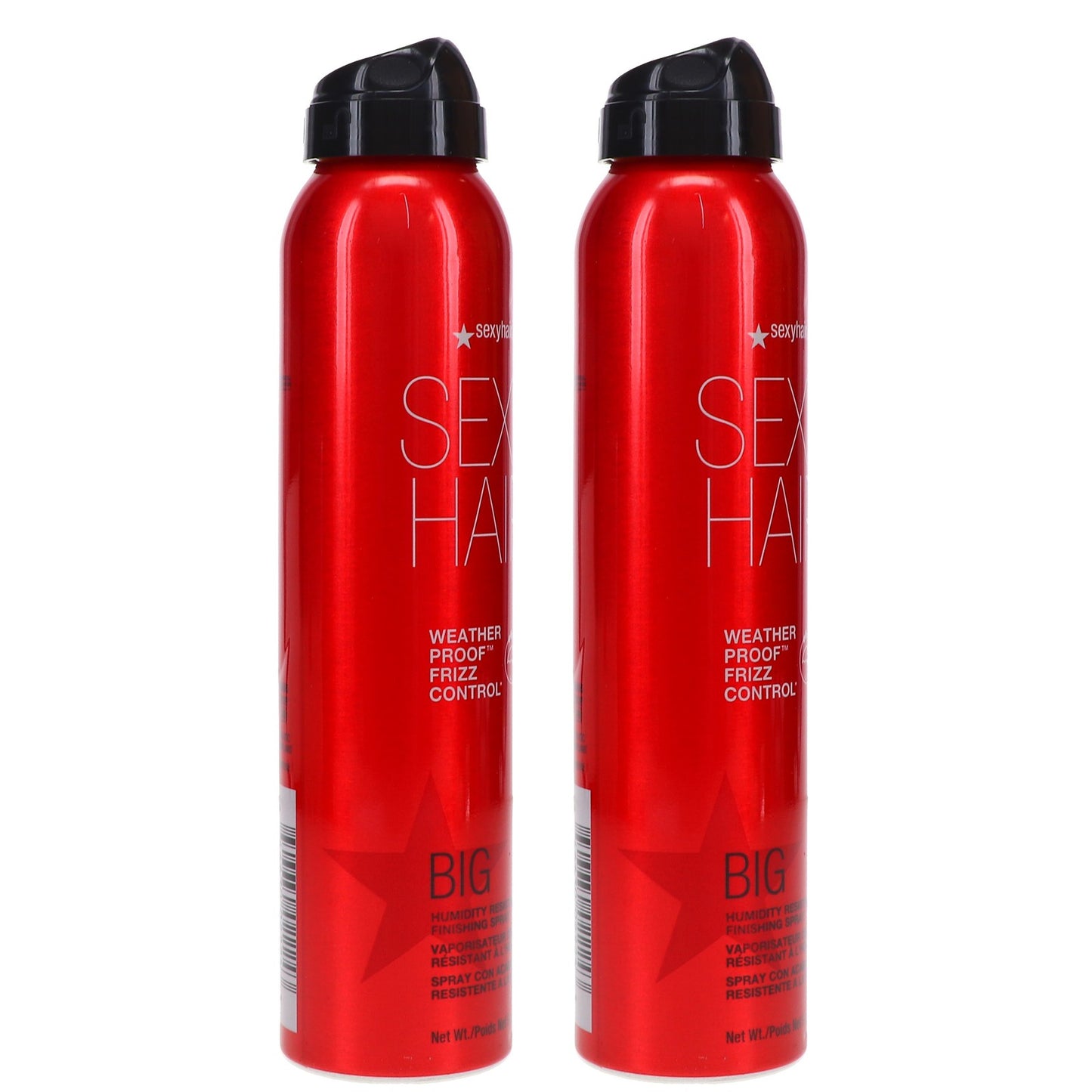 Weatherproof Hair Spray 5 oz - Humidity-Resistant Finishing Spray - 2 Pack