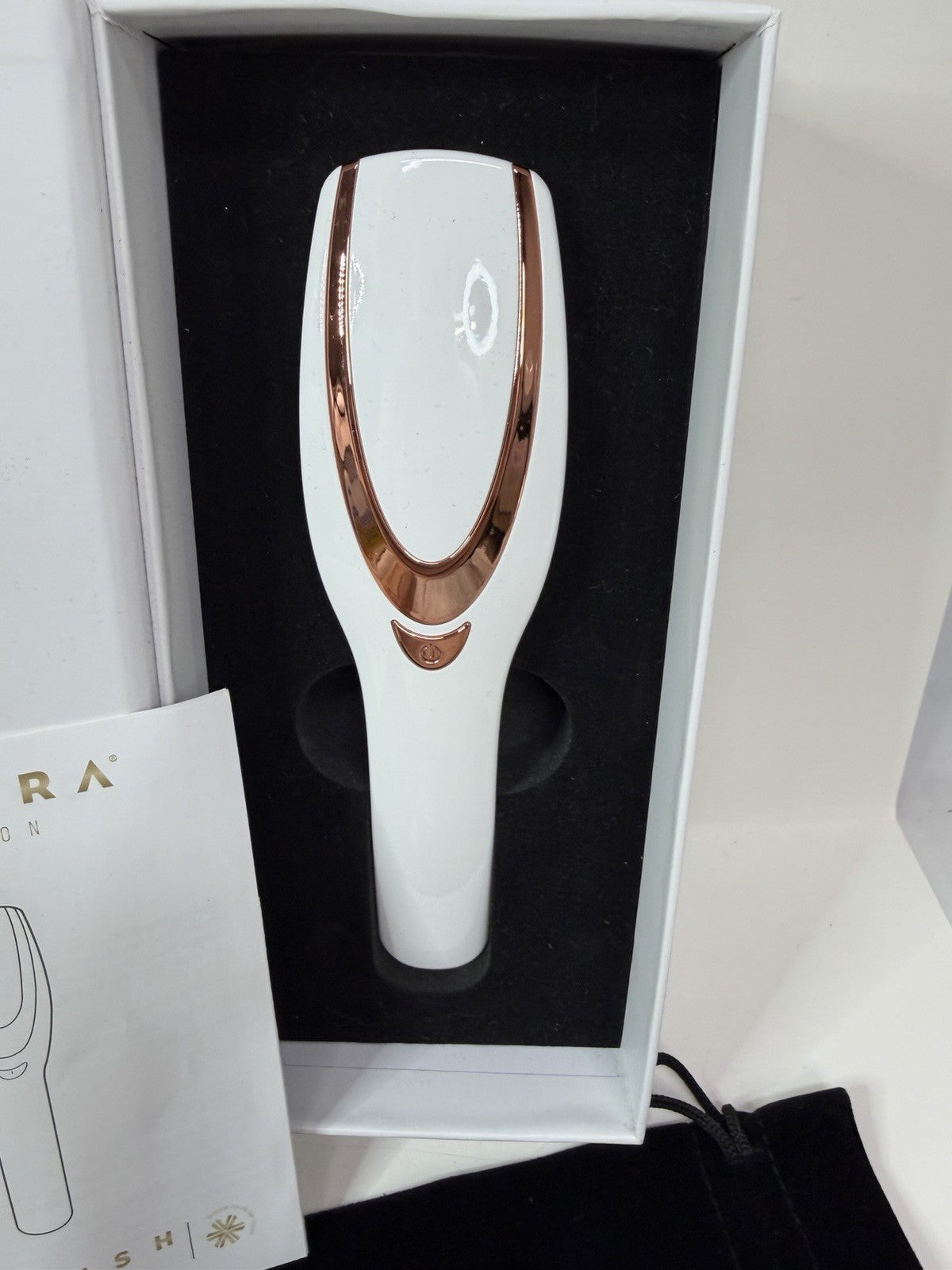 UNUSED Opatra Lux Brush Hair Scalp Treatment Vibrating Technology Red