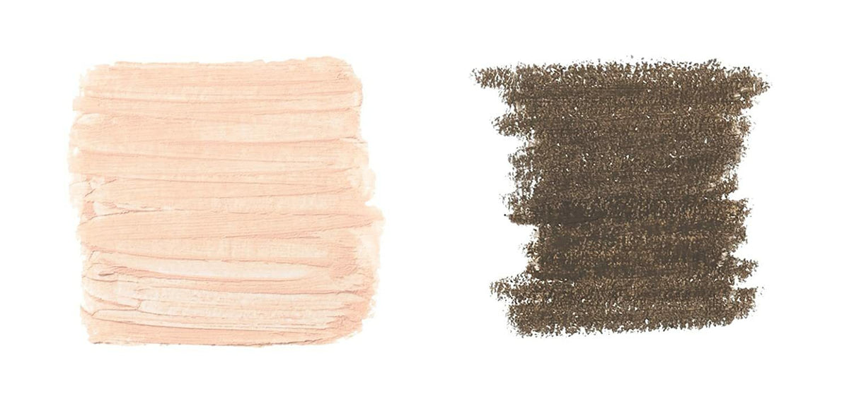 Dual-Ended Brow Pencil with Highlighter - Natural Shades, 2 Pack