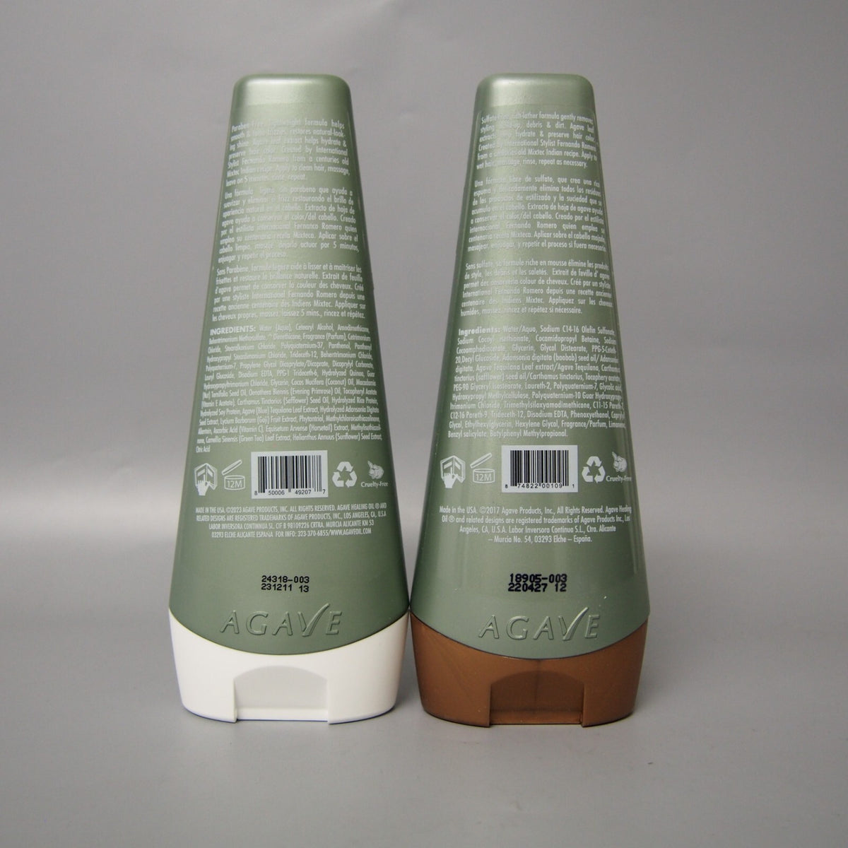 Agave Healing Oil Smoothing Shampoo & Conditioner Duo 8.5oz / 250ml - Hair Care Set