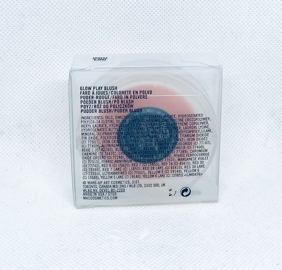 Glow Play Blush That's Peachy - Light Peach Radiant Cheek Color 7.3g
