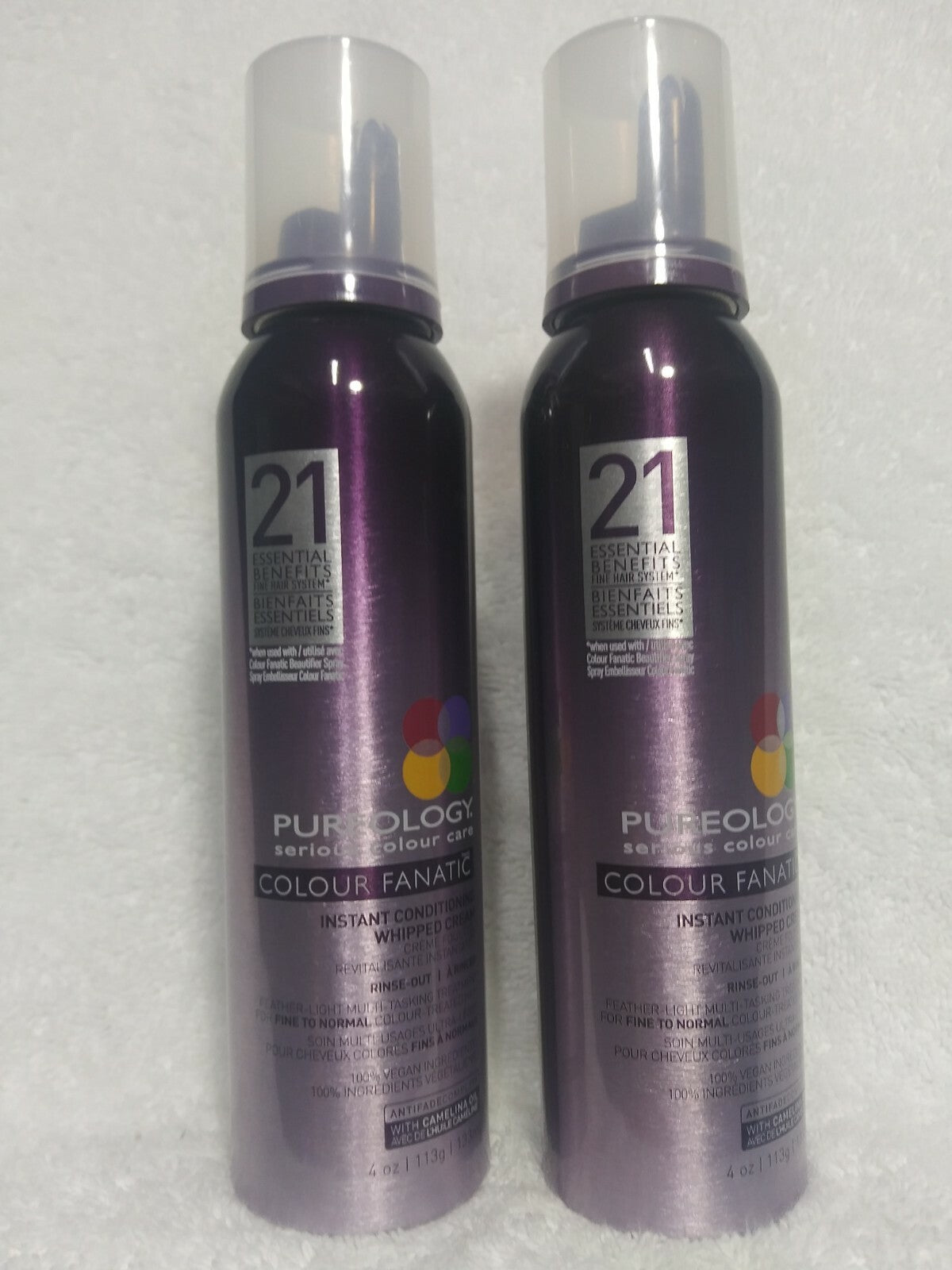 Pureology Colour Fanatic Whipped Hair Conditioner 4 oz. - Set of 2