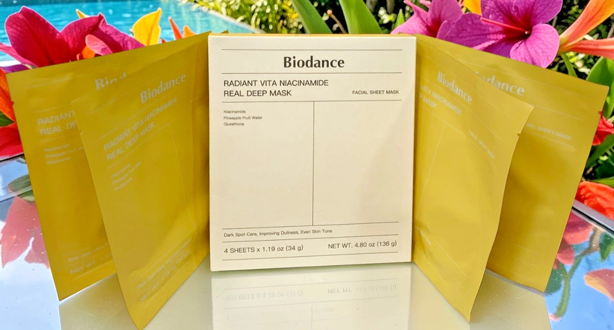 Niacinamide Hydrogel Face Mask Pack - Dark Spot Brightening, 34g x 4