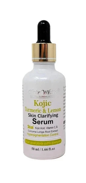 Skin Clarifying Serum with Kojic Acid Turmeric Lemon 1.7 oz - Brightening & Spot Treatment