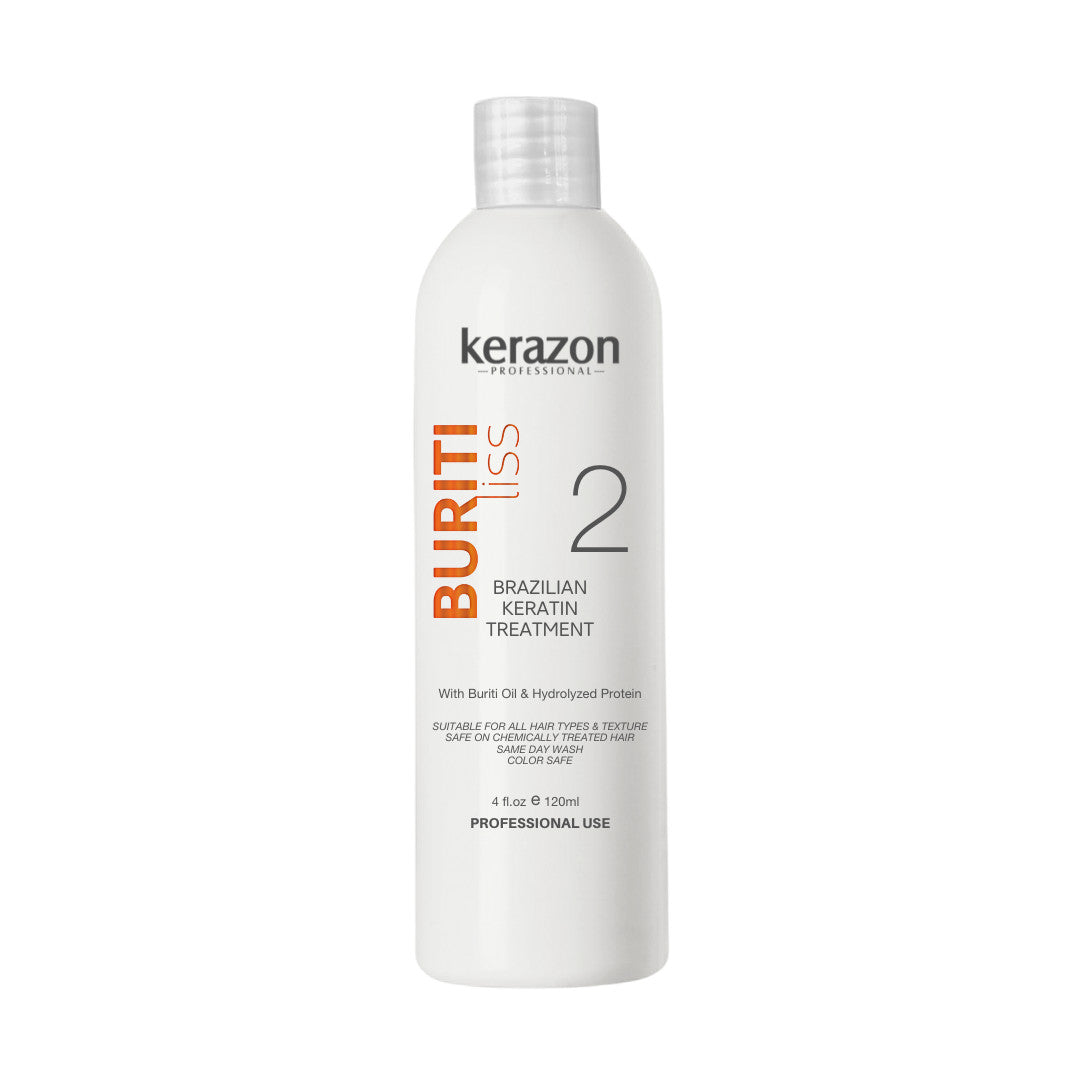 Brazilian Keratin Hair Smoothing Treatment Kit - Frizz Control & Shine