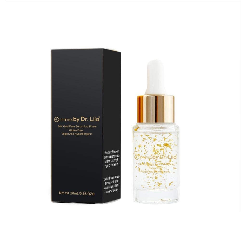 24K Gold Radiance Serum & Moisturizer - Vegan, Gluten-Free, Hydrating & Illuminating Face Treatment