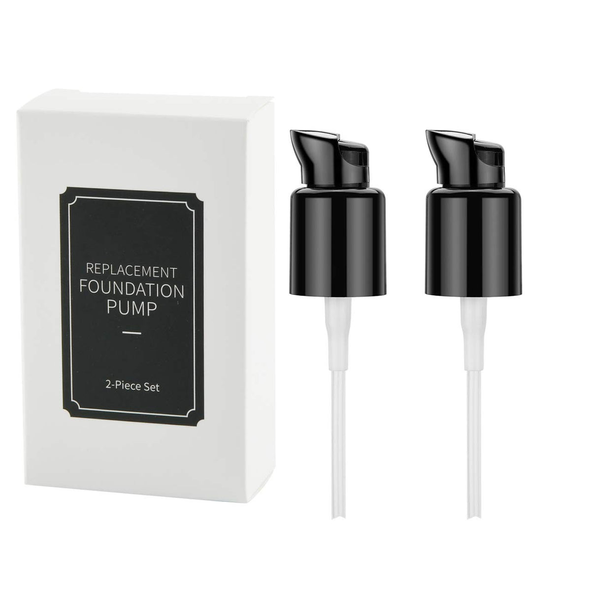 2 Pack Foundation Pump Replacements for MAC & Estée Lauder Makeup