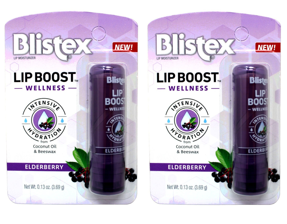 Lip Moisturizer Set with Coconut Oil & Beeswax - 2 Pack, 0.13 oz each