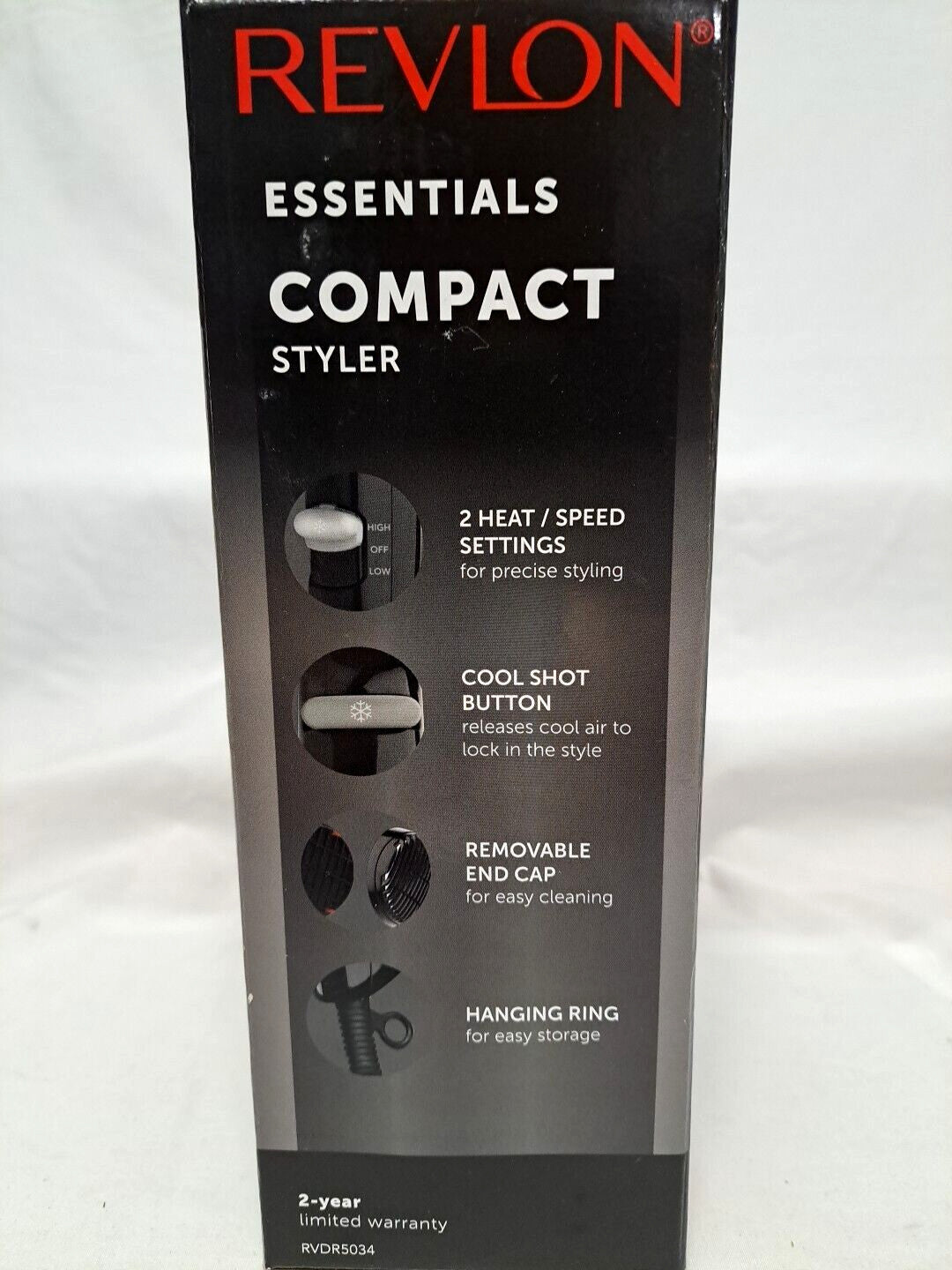 Revlon Essentials Compact Hair Dryer RVDR5034 - 2 Heat & 2 Speed Settings