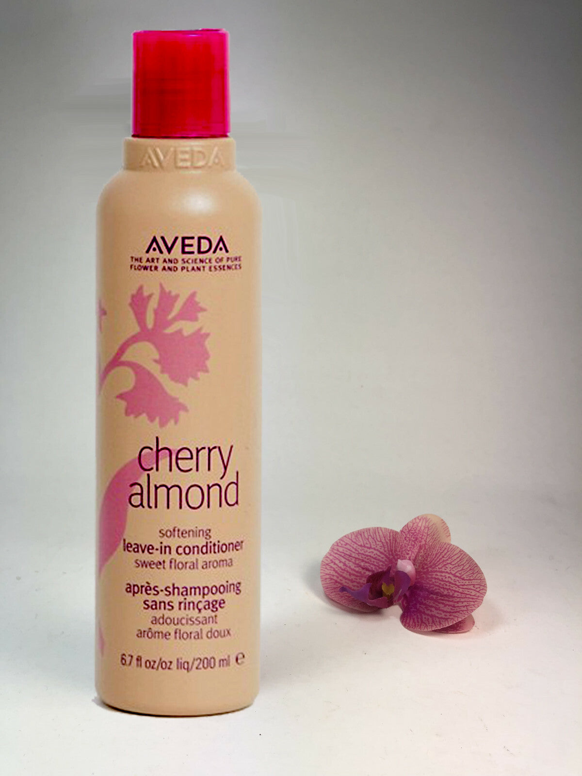 Aveda Cherry Almond Leave-In Conditioner 6.7 oz — Natural Hair Softening & Detangling