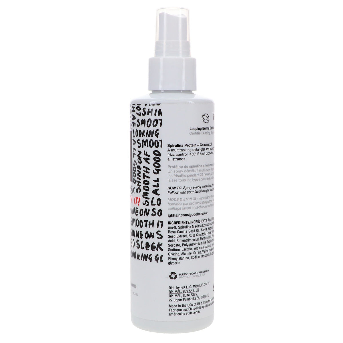 Hair Primer & Heat Protectant Spray - 4-in-1 Detangler Frizz Control 7 oz