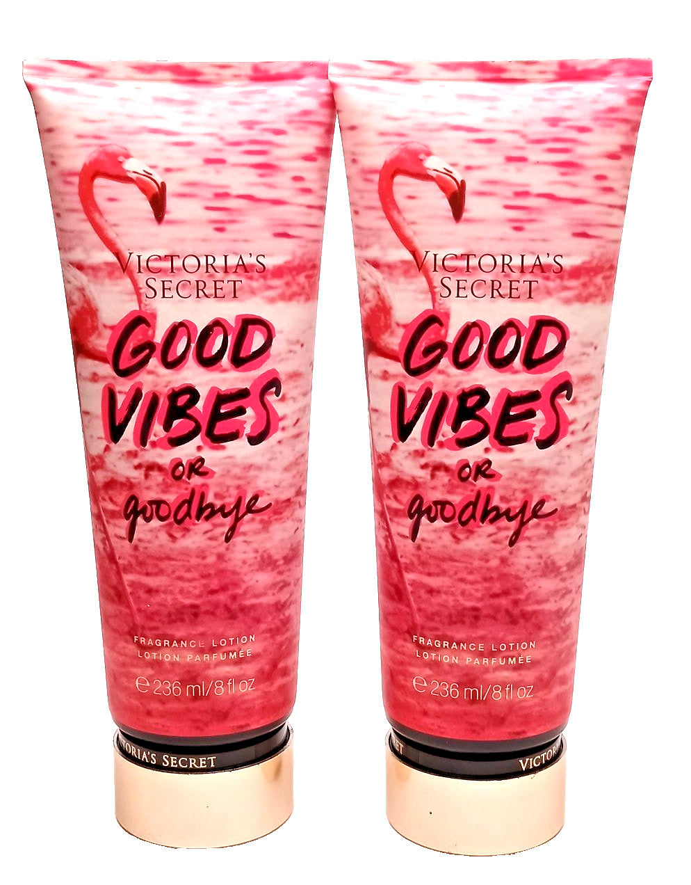 Good Vibes or Goodbye Fragrance Body Lotion 8 oz - 2 Pc Set