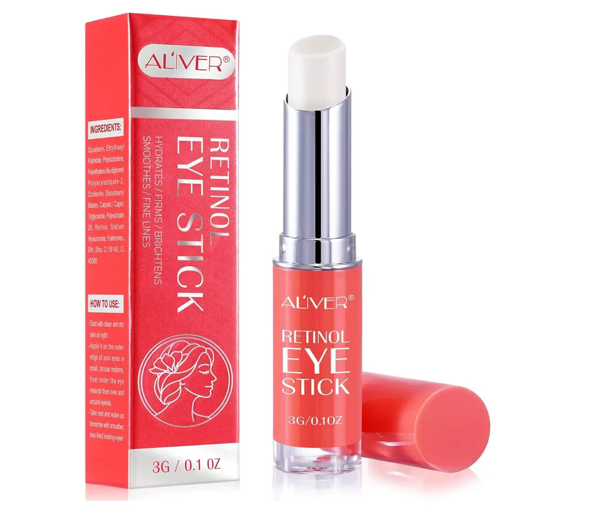 Retinol Eye Stick for Dark Circles & Puffiness - 4 Pack