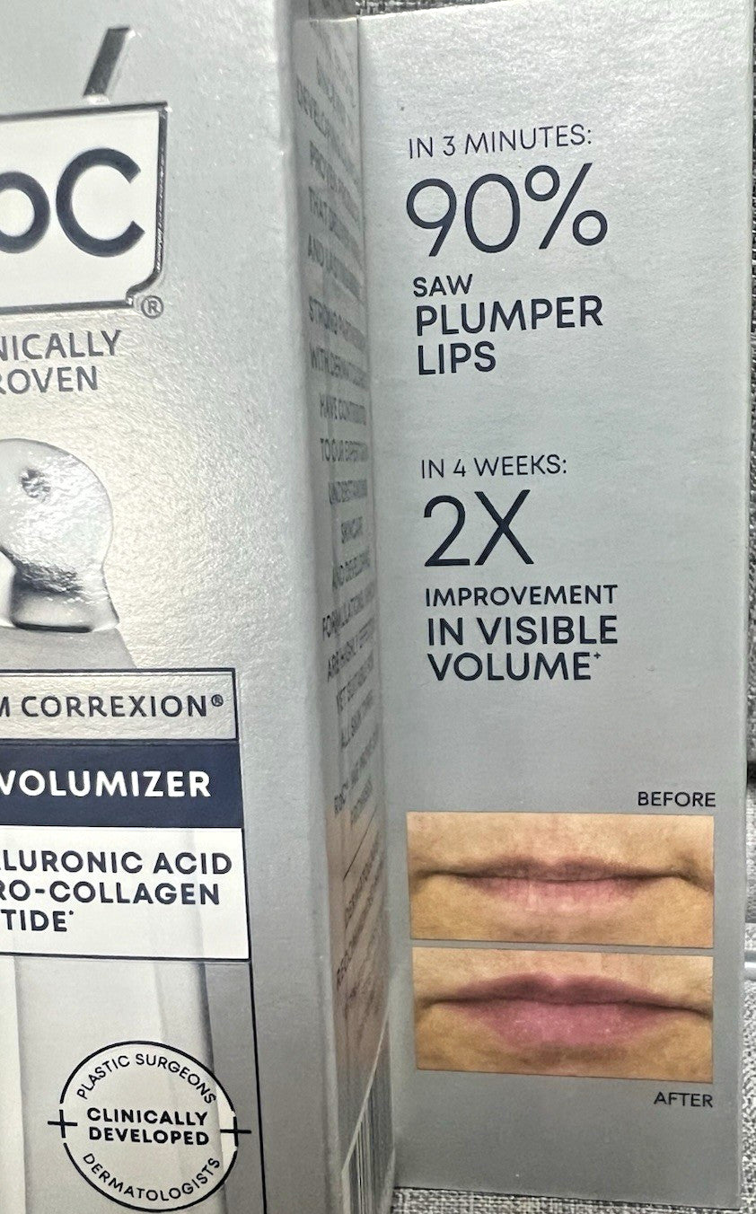 Lip Plumper with Peptides Hyaluronic Acid & Vitamin E - Lip Volumizer