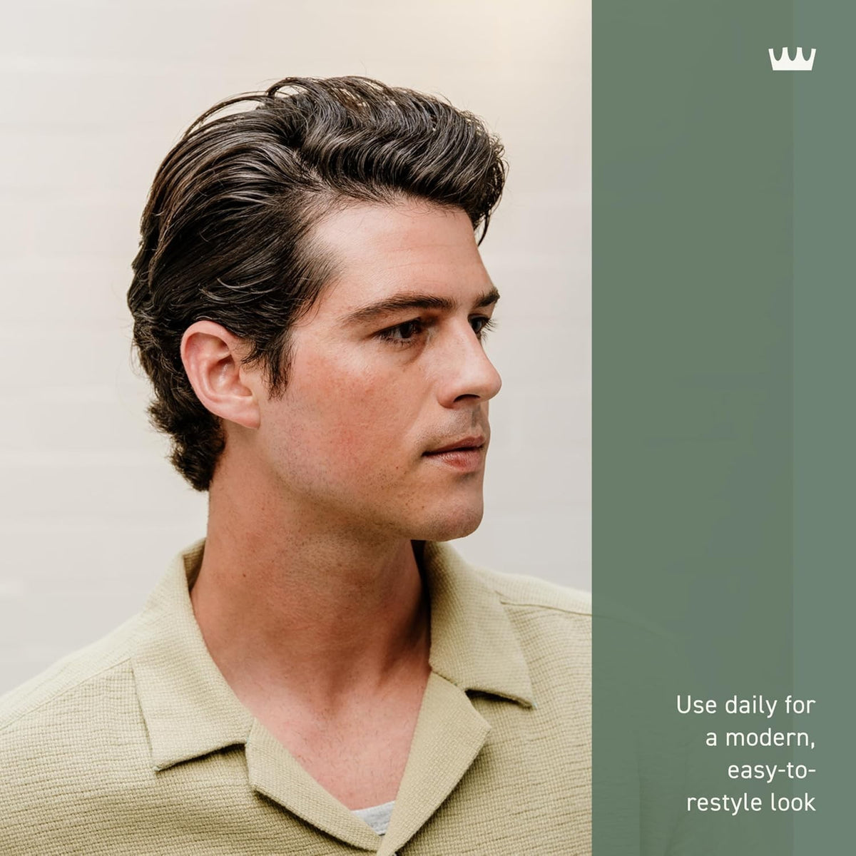 Medium Hold Hair Styling Cream for All Hair Types - 3.4 Oz Frizz Control