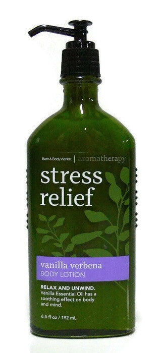 Bath and & Body Works Aromatherapy Stress Relief VANILLA VERBENA