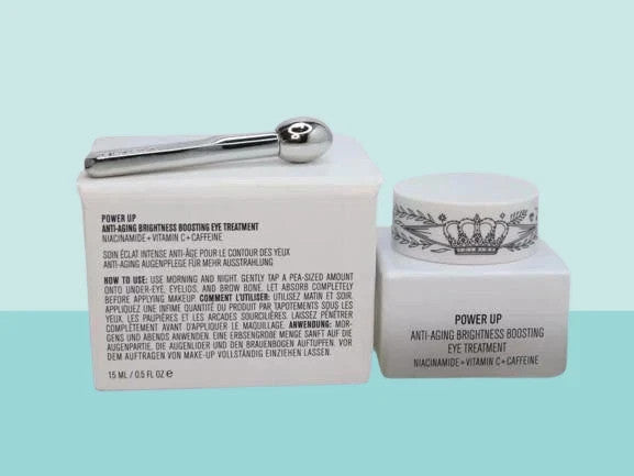 Brightening Eye Cream - Power Up Skin Care Treatment 0.5 Oz, No Inner