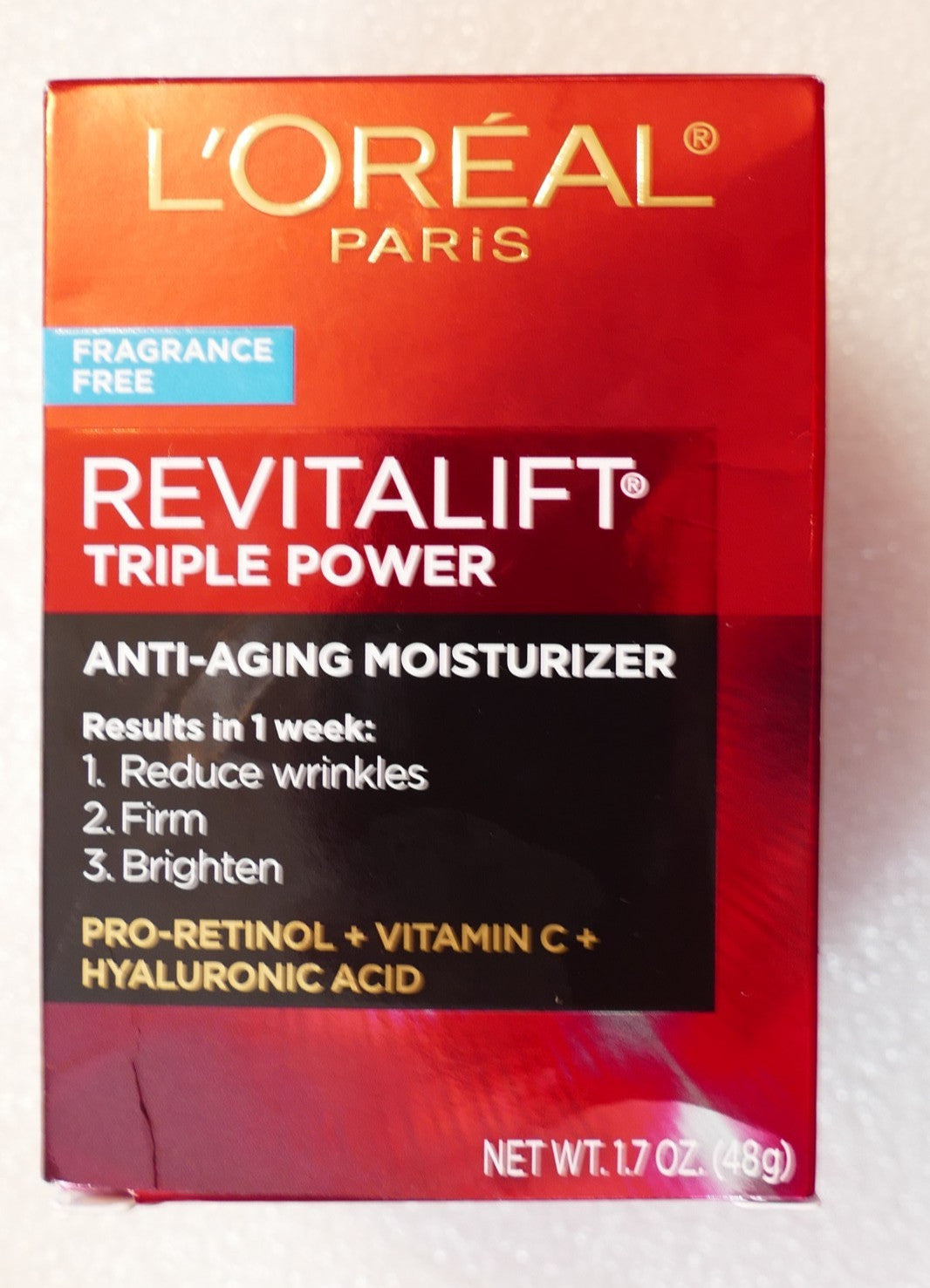 L'Oréal Revitalift Anti-Aging Moisturizer Cream 1.7 Fl Oz