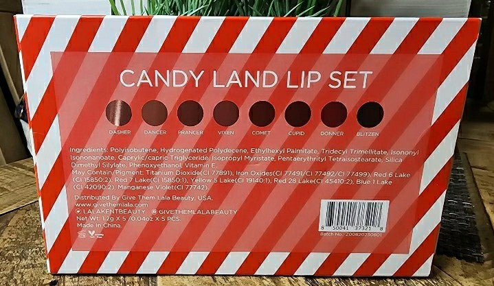 Candy Land Lip Set - Limited Edition 8-Piece Lip Makeup Collection