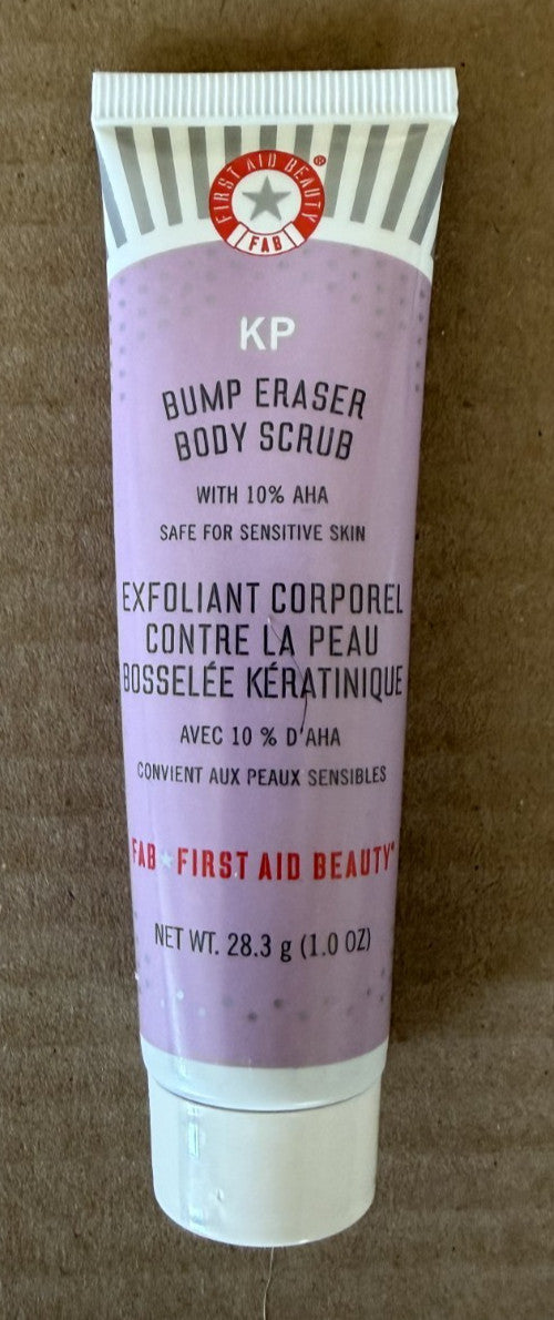 First Aid Beauty KP Bump Eraser Body Scrub 1 oz 28.3 g Travel Size