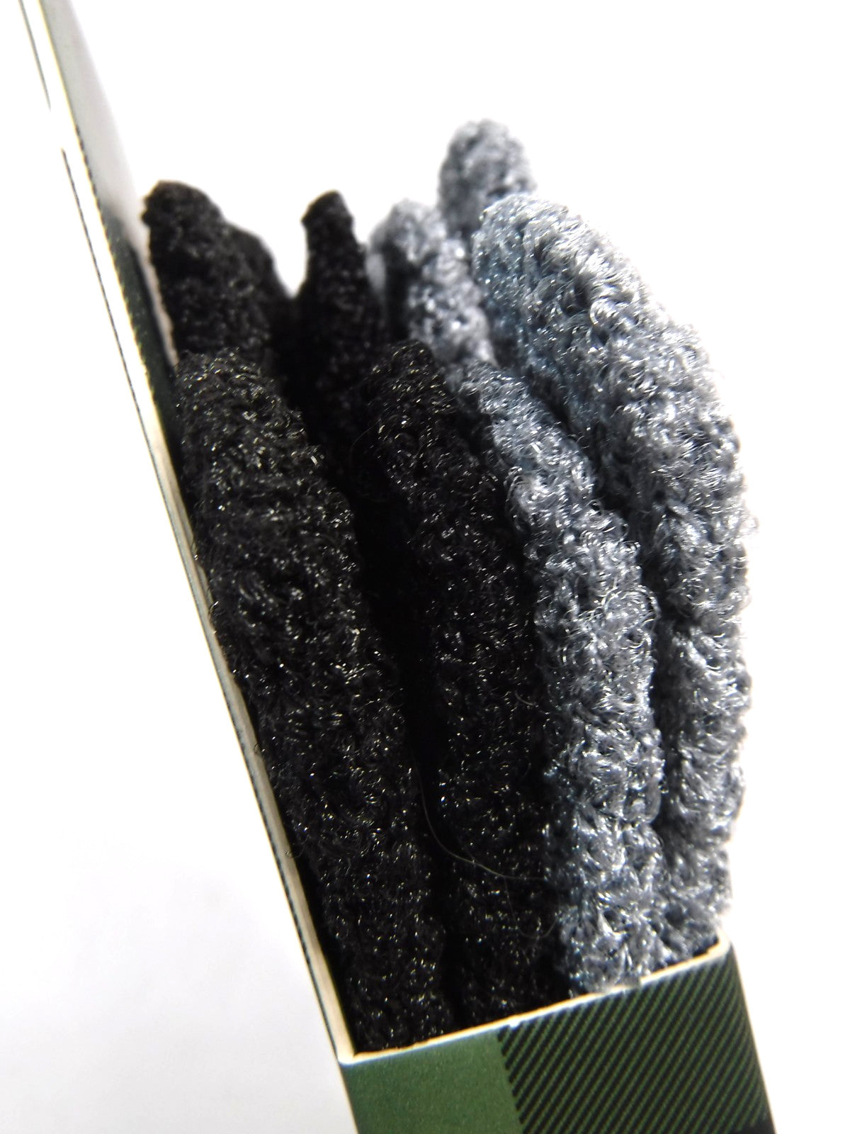 Eddie Bauer Exfoliating Shower Gloves 2-Pair Bath Black & Gray Body