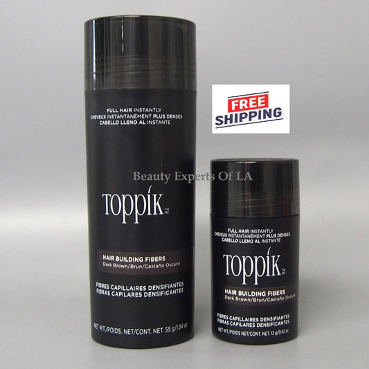 Hair Building Fibers Dark Brown Duo - 55g + 12g