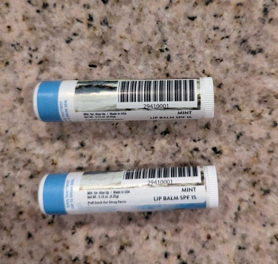 Pinehurst SPF 15 Mint Lip Balm 2-Pack - Moisturizing Sunscreen Treatment