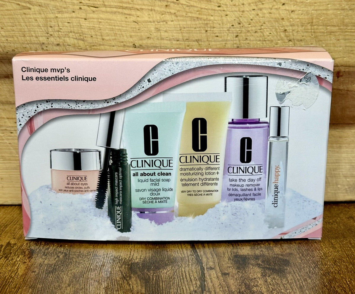 Clinique Mini Skincare and Makeup Set - Limited Edition, 6 Items