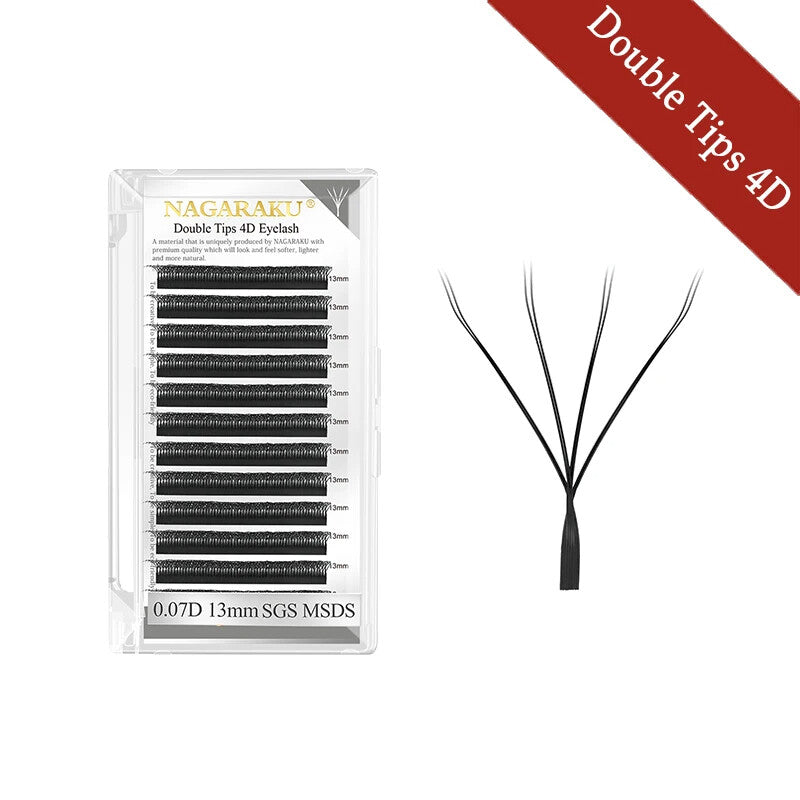 Automatic W Shape 3D-6D Premade Eyelash Extensions for Natural Full Volume