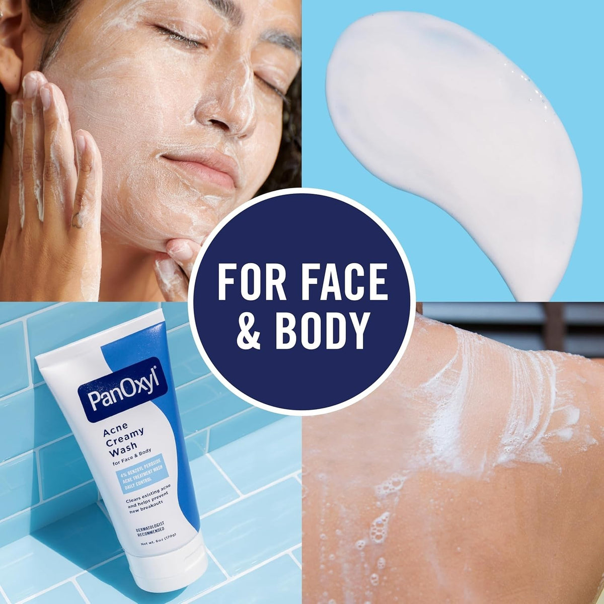 Antimicrobial Facial Wash for Acne Prevention - 6 Oz, Gentle & Hydrating