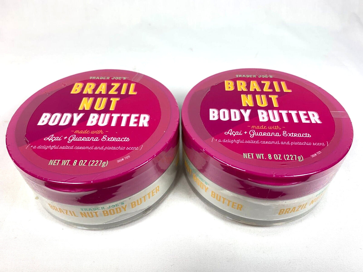 Trader Joe’s Brazil Nut Body Butter 8oz Moisturizing Cream NEW