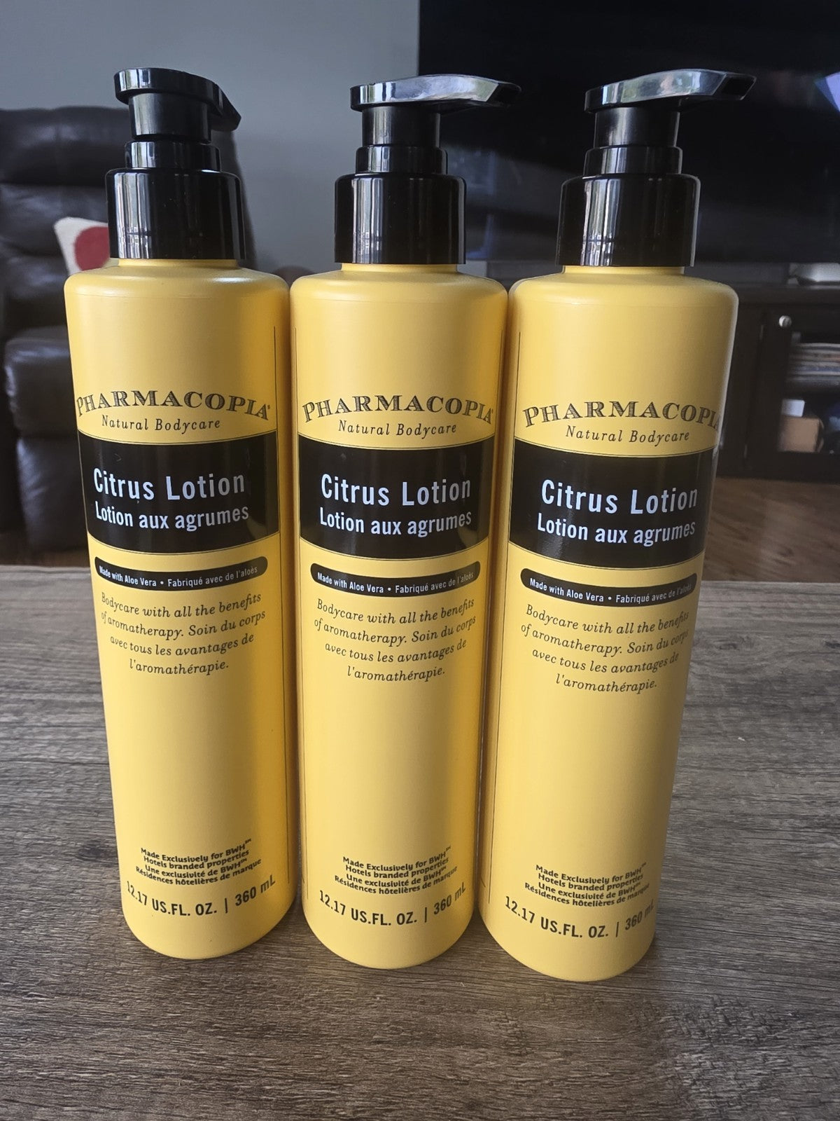 Pharmacopia Citrus Body Hand Lotion 12.2oz - 3 Pack