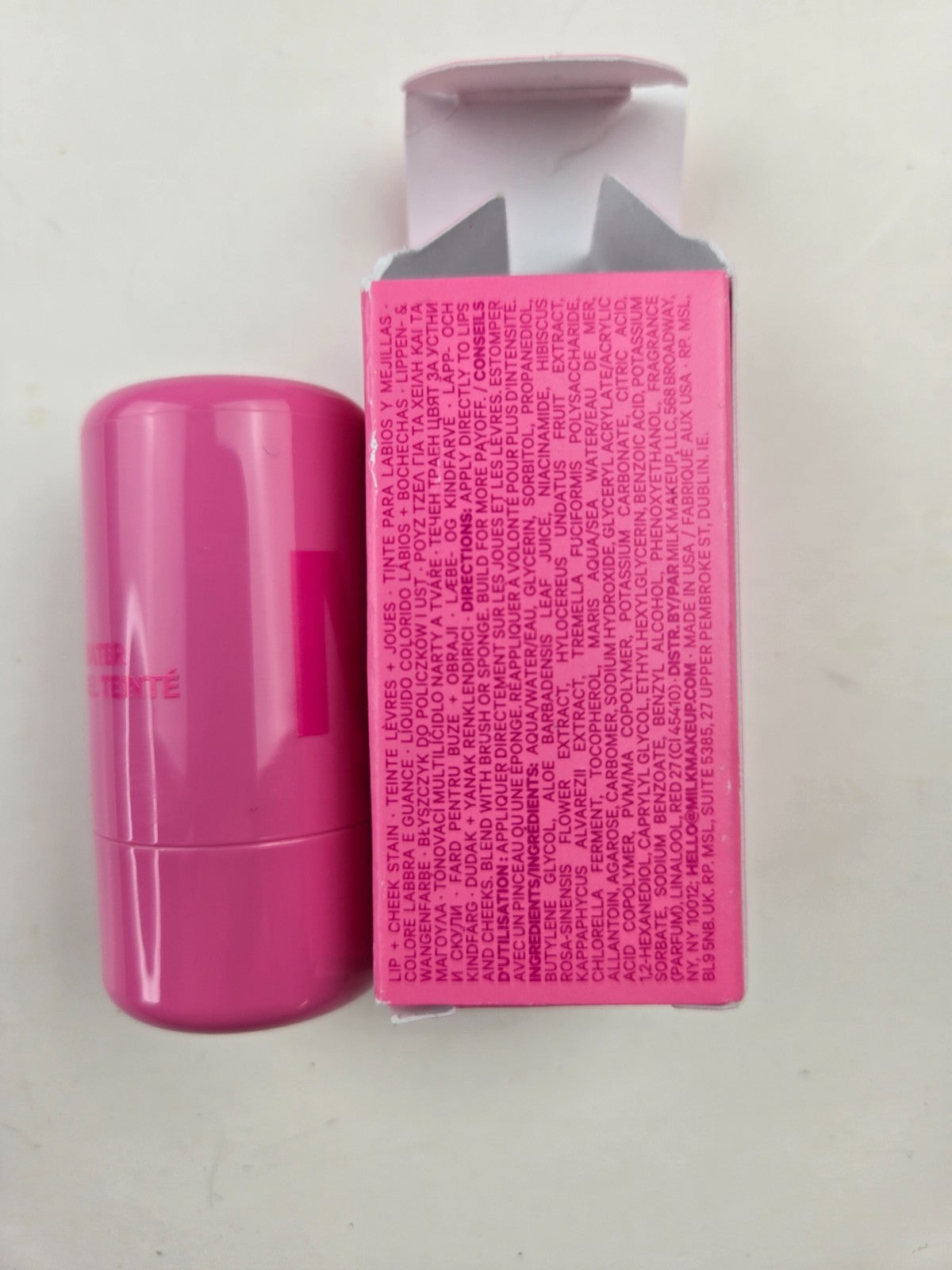 Lip and Cheek Tint Stick - Long-Lasting Water Jelly with Vegan Collagen