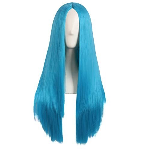 Long Straight Synthetic Wig - Heat Resistant & Elegant 28 Inch Style