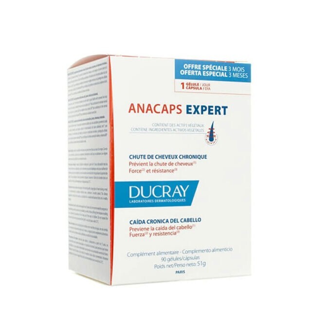 Ducray Anacaps Expert Hair Loss Treatment - 90 Capsules